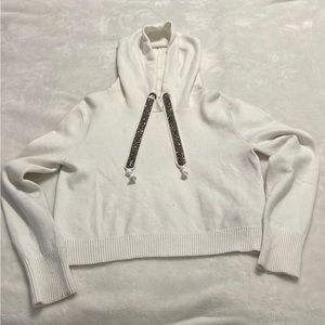 Zara Women's Cropped Hooded Sweater